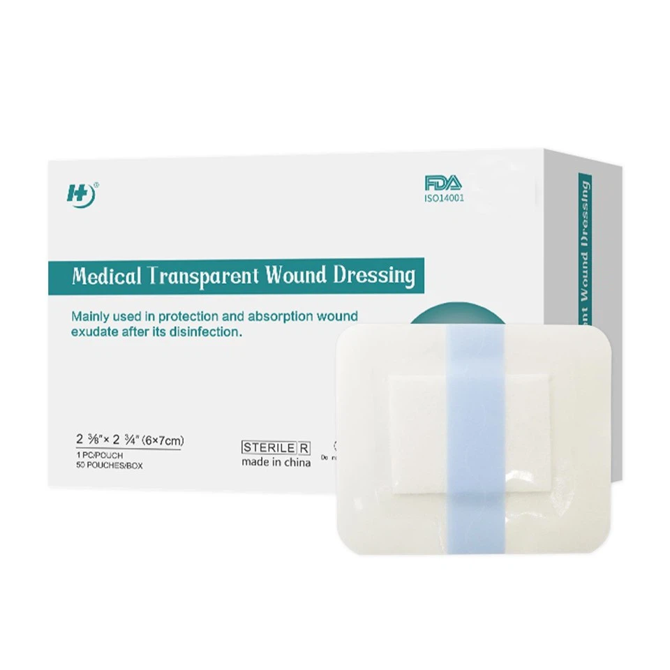 Waterproof Transparent Dressing Bandages For Post Hysterectomy Tummy Tuck Caesarean Section